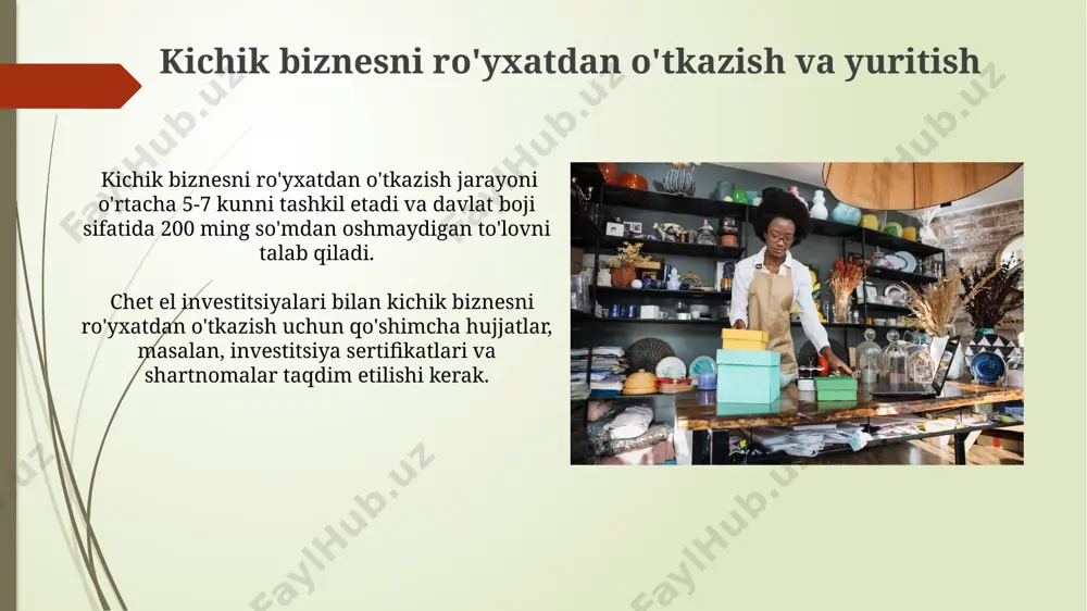 kichik biznes va xususiy tadbirkorlik - Page 5