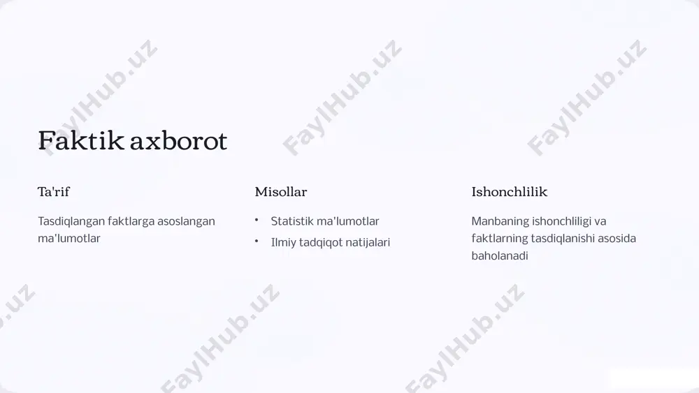 axborot turlari va ishonchliligi - Page 3