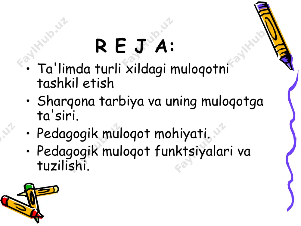 tda turli xalq og’zaki ijodiga xos bo’lgan afsona, rivoyat, ertaklar, maqollar va hikmatlardan foydalanish ham kishini muomala madaniyatni kuchaytiradi va ikkinchidan katta tarbiyaviy ta'sir kuchiga ega bo’ladi.