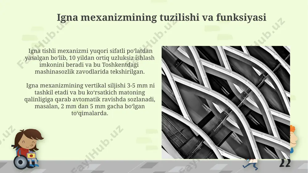 keng imkoniyatli tikuv mashinalarining tuzilishi va ishlash printsiplari - Page 5