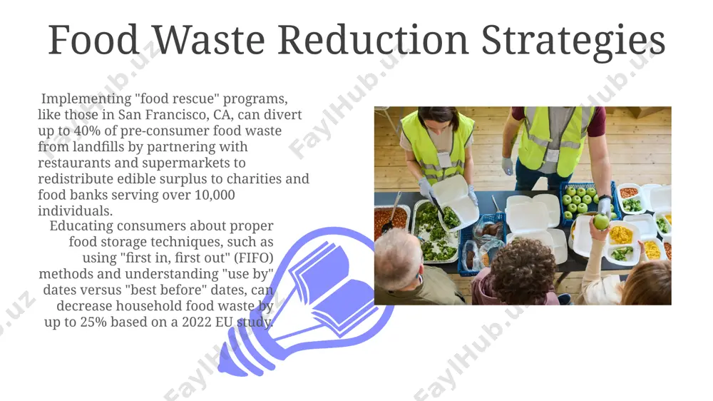 ry management practices in european supermarkets contribute significantly to food waste; an estimated 10-15% of produce is discarded due to overstocking and inaccurate forecasting, highlighting the need for improved data analytics and supply chain coordination across the eu. globally, over 1.3 billion tons of food is lost annually during post-harvest handling and processing, with developing countries in sub-saharan africa experiencing disproportionately higher losses due to a lack of proper cold storage infrastructure and inadequate transportation networks. technological innovations european union’s horizon 2020 program funded a project in italy developing a blockchain-based food traceability system, reducing food fraud and improving efficiency leading to an estimated 10% decrease in waste across the supply chain. in japan, a company developed a food waste-processing machine that uses enzymes to convert organic waste into biogas, producing 30% more energy compared to traditional anaerobic digestion methods, impacting municipal waste management. economic implications of food waste the …