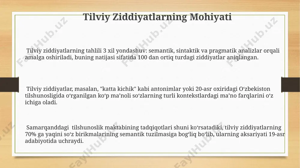 lisoniy ziddiyatlar. lisoniy tasnif va uning turlari - Page 3