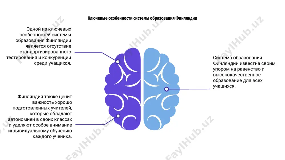 оким качеством и инклюзивным подходом. уделяя особое внимание индивидуальному обучению и сотрудничеству, финляндия делает упор на равенство и превосходство в образовании. будущие тенденции в образовании в финляндии включают переход к более индивидуализированному и ориентированному на учащихся обучению, интеграцию технологий и сильный упор на критическое мышление и навыки решения проблем. кроме того, финляндия инвестирует в профессиональное развитие учителей и инновационные методы обучения, чтобы подготовить учащихся к вызовам будущего и обеспечить дальнейшие успехи в образовании. участие родителей в финских школах в системе образования финляндии особое внимание уделяется участию родителей в школьной жизни. родители рассматриваются как ключевые партнеры в образовании своих детей, сотрудничающие с учителями и школьным персоналом. родителям в финляндии рекомендуется посещать родительские собрания, участвовать в школьных мероприятиях и участвовать в волонтерских мероприятиях в классе. это прочное партнерство способствует созданию благоприятной среды обучения для студентов. исследования показывают, что участие родителей в финских школах приводит к более высоким достижениям учащихся, улучшению успеваемости и …