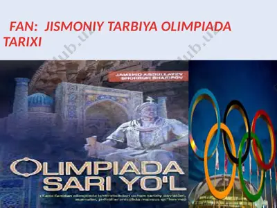 qishgi va yozgi olimpiada o'yinlari — PPTX