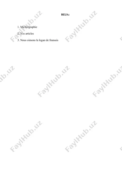 france — DOCX