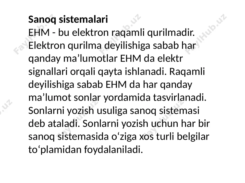 elektron harakatli ma'lumotlar (ehm) sanoq sistemalari - Page 3