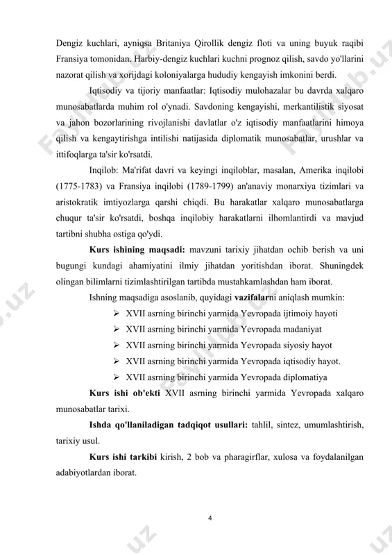 ilgan, o'ta shafqatsizlarcha olib borilgan va ittifoqchilarning o'ylamasdan xiyonatlari bilan olib borilgan urushlar bilan belgilandi.[footnoteref:1] [1: william l. langer, ed. an encyclopedia of world history (1968) pp. 459–651 online] eng yomoni o'ttiz yillik urush (1618-1648) davrida sodir bo'ldi, bu germaniya va uning atrofidagi hududlarning tinch aholisiga juda salbiy ta'sir ko'rsatdi, katta qurbonlar va iqtisodiyot va jamiyatning izdan chiqishiga olib keldi. urushlar va diplomatiyaga " realistik " nuqtai nazardan qaraydigan olimlar vestfaliya tinchligini ta'kidladilar.(1648) ajratuvchi chiziq sifatida. bu din va mafkura urush uchun kuchli turtki bo'lgan o'ttiz yillik urushni tugatdi. vestfaliya, realistik nuqtai nazardan, mafkura yoki dinga emas, balki maqom va hududiy yutuqlarni oshirishga bag'ishlangan, taxminan teng kuchga ega suveren davlatlarning yangi xalqaro tizimini yaratdi. masalan, katolik cherkovi endi o'z kuchini protestantizm tomonidan yo'qotilgan yeparxiyalarni qaytarib olishdek juda qiyin vazifaga emas, balki chet eldagi mustamlaka mulklarida keng ko'lamli missiyalar qurishga bag'ishladi, bu esa minglab odamlarni jamiyatning sodiq a'zolaridan foydalangan holda o'zgartira …