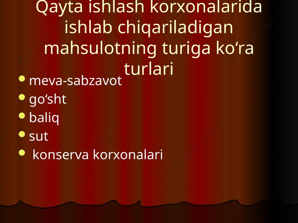 qayta ishlash korxonalarning klassifikatsiyasi - Page 4