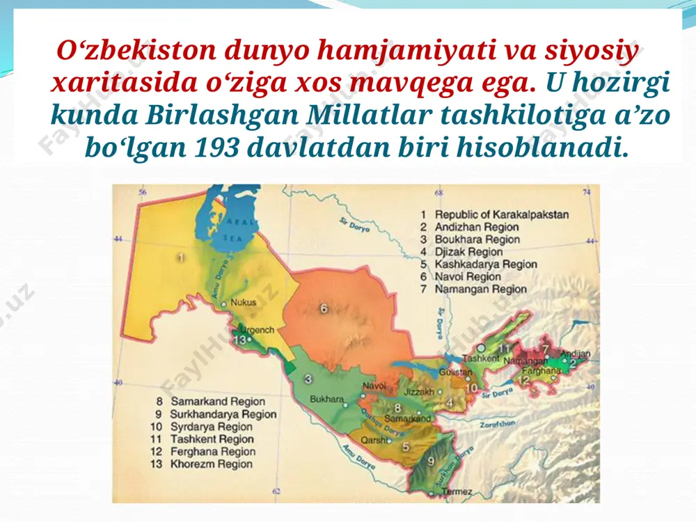 o‘zbekistonning geosiyo-urni va munosabatlari - Page 3
