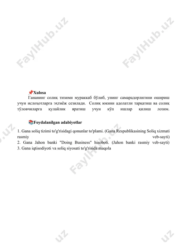 gana davlati soliq tizimi - Page 5