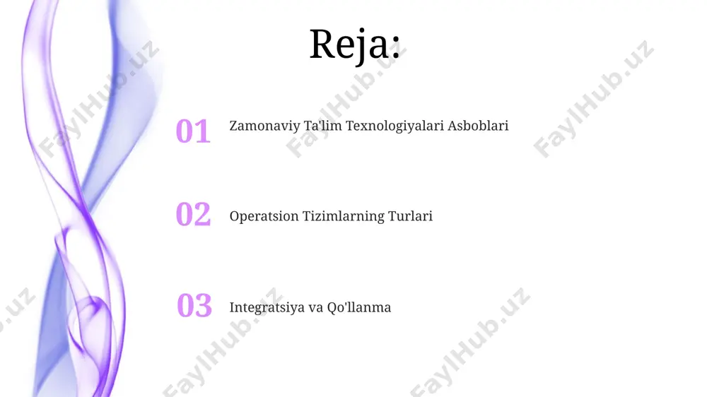 tablar va sinf xonalari orqali geografik jihatdan uzoqda joylashgan o'quvchilar uchun 24/7 kirish imkoniyatini taqdim etib, ta’limning samaradorligini oshiradi va teng imkoniyatlarni yaratadi. virtual va kengaytirilgan haqiqat texnologiyalari ta’limda 360° videolar va interaktiv 3d modellardan foydalanish imkoniyatini beradi, bu esa o'quvchilarning faol ishtirokini ta'minlaydi va mavzularning chuqurroq tushunilishiga yordam beradi. onlayn ta'lim platformalari onlayn ta'lim platformalarining 70% dan ortig'i bulut texnologiyalari asosida ishlaydi, bu esa ma'lumotlarga istalgan joydan kirish imkonini beradi va 1000 dan ortiq foydalanuvchiga xizmat ko'rsatishi mumkin. ko'plab onlayn ta'lim platformalari lms (learning management system) tizimlarini qo'llaydi, bu esa o'quv jarayonini boshqarish, kurslarni yaratish va baholashni avtomatlashtirish imkonini beradi, shu bilan birga 5tadan ortiq turdagi interaktiv vositalardan foydalanadi. ta'limda texnologiyalardan foydalanishning afzalliklari va kamchiliklari mobil ilovalar orqali o'quv materiallarini individualizatsiya qilish imkoniyati mavjud, ammo bu ilovalarning 10% dan ortig'i yaxshi dizayn va foydalanuvchilar uchun qulay emas. ta'limda interaktiv o'yinlardan foydalanish o'quvchilarning 80% gacha faol ishtirokini ta'minlaydi, ammo ba'zi …