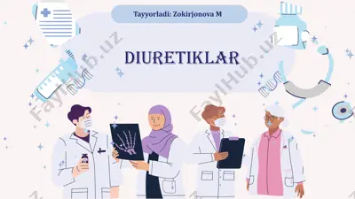 diuretiklar — PPTX