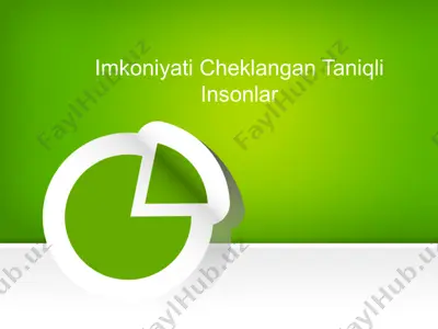 imkoniyati cheklangan taniqli insonlar — PPTX