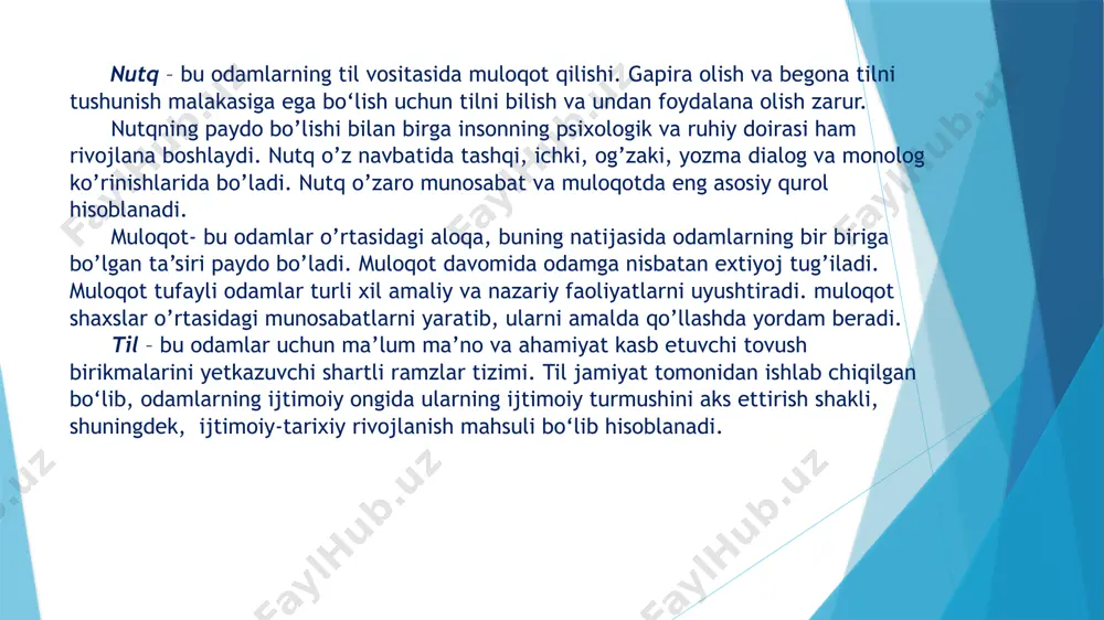 nutq, muloqot, o’qish va yozish malakalari - Page 3
