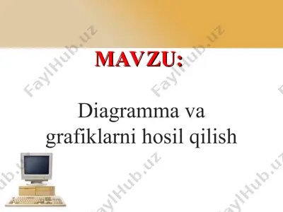 diagramma va grafiklarni hosil qilish — PPT