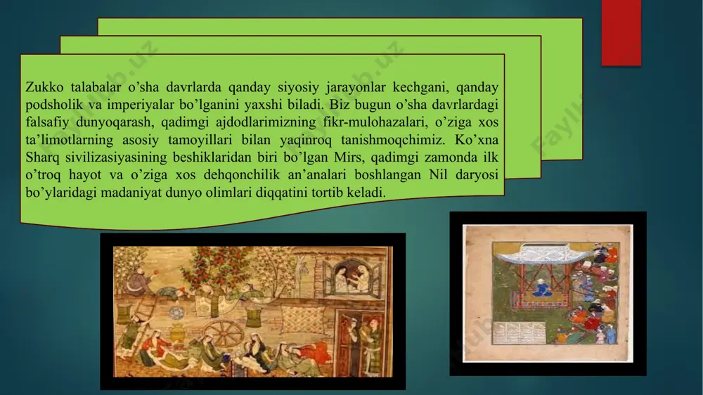 ik boshqa faylasuflar — beruniy, forobiy, gʻazzoliy, navoiy, bedil va hk — ibn sino asos solgan islomiy metafizika doirasida fikrlashdi va bu oqimlardan baʼzilari yevropagacha yetib bordi. e`tiboringiz uchun rahmat! image6.jpeg image7.png image8.png image9.png image10.png image11.png image12.png image13.png image14.png image15.png image16.png image17.png image18.png image19.png image20.png image2.png image3.png image4.png image5.png /docprops/thumbnail.jpeg