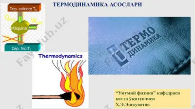 termodinamika asoslari — PDF