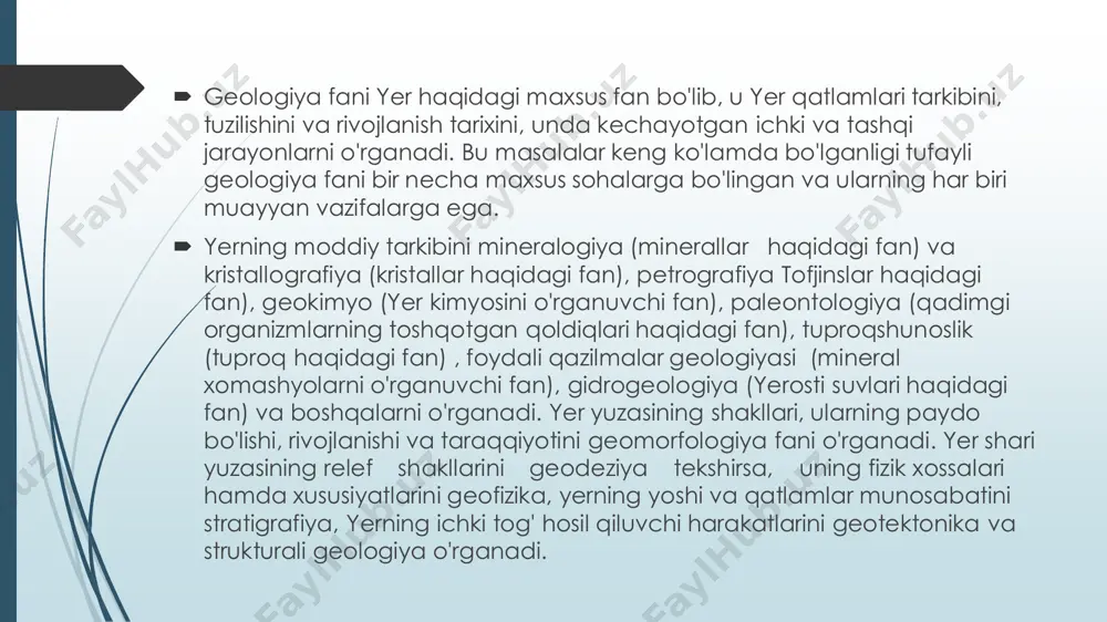 geologiya fanining mazmuni va tarixi - Page 4