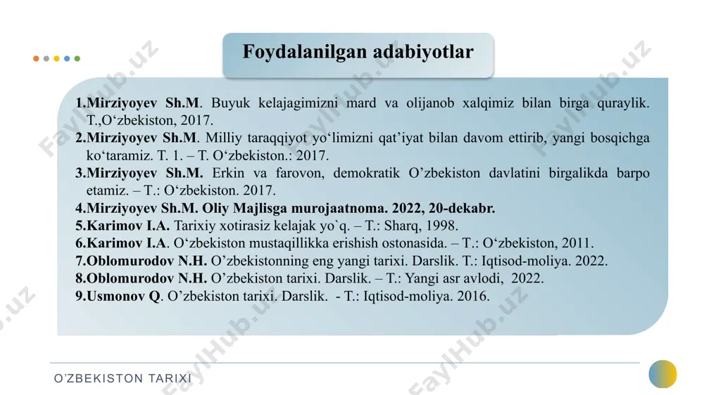 foqi to‘g‘risidagi shartnoma”ni imzolash 1991 yil 20 avgust kuniga qoldirildi. 1991-yil 8-dekabr sovet ittifoqini tugatish haqidagi belovej shartnomasining imzolanishi, mdh ning tashkil topishi sssrning parchalanishida prezident m.gorbachyovning o’rni sssrda gkchp ning davlat to’ntarishi uyushtirishi va uning halokati, 1991-yil avgust. 1991 yil davomida… 1991 yil 22-iyulida o’zbekiston ssr oliy kengashi prezidiumi «o’zbekiston ssr hududida joylashgan ittifoqqa bo’ysunuvchi davlat korxonalari, muassasalari va tashkilotlarini «o’zbekiston ssrning huquqiy tobeligiga o‘tkazish to‘g’risida qaror qabul qilib, jumladan, unda «o’zbekiston ssrning «mustaqillik deklaratsiyasi»ga amal qilib, bozor iqtisodiyotiga o‘tish sharoitida mehnat jamoalari manfaatlarini himoya qilish va ularning xo‘jalik mustaqilligini ta’minlash maqsadida respublika hududida joylashgan ittifoqqa bo‘ysunuvchi davlat korxonalari, muassasalari va tashkilotlari o’zbekiston ssrning huquqiy tobeligiga o‘tadi» — deb qayd qilindi. o’zbekiston ssrning «mustaqillik deklaratsiyasi»ga hamda o’zbekiston ssrdagi korxonalar to‘g’risidagi qonunga muvofiq «1991 yilgi ittifoq byudjeti» to‘g’risidagi sssr qonuni 8-moddasining «korxonalar iste’mol fondini ko‘paytirishni cheklashga oid qismi amal qilishini o’zbekiston hududida to‘xtatishi» to‘g’risida ham qaror qabul qildi. shunday kilib, …