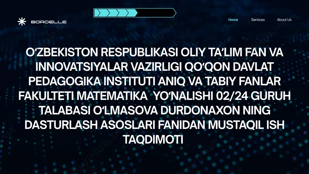 zishni maqsad qilgan service 02 pythonda increment operatorlarini ishlashi borcelle home services about us point 02 point 01 increment — dasturlashda o‘zgaruvchi qiymatini oldingi qiymatidan 1 birlikka oshirish amali hisoblanadi.bu operatsiya ko‘pincha tsikllarda, hisoblagichlarda va hisob-kitob jarayonlarida qo‘llaniladi.increment qilish matematik ifoda bilan quyidagicha beriladi: x = x + 1 yoki qisqargan shakli: x += 1 python misoli: x = 5 x = x + 1 print(x) # natija: yuqoridagi kodda x o‘zgaruvchisi 5 qiymatga ega edi, increment orqali 1 ga oshirilgach, 6 bo‘ldi.python’da increment aniq va tushunarli ifoda bilan bajariladi, bu o‘qiluvchanligni oshiradi. pythonda decrement operatorini ishlashi borcelle home services about us decrement — dasturlashda o‘zgaruvchi qiymatini 1 birlikka kamaytirish operatsiyasi hisoblanadi. matematik tarzda ifodalansa: x = x - 1. yoki qisqargan shakli x-=1 python misoli: x = 8 x = x - 1 print(x) # natija: bu misolda x o‘zgaruvchisining qiymati 8 dan 1 birlikka kamaytirildi va natijada 7 …
