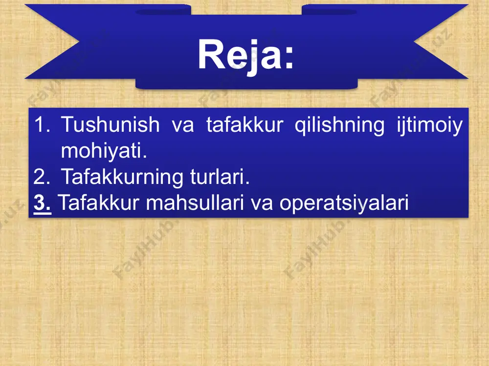 o’shilgandagi tafakkurni nazarda tutadi. tafakkur turlari... shunga bog’liq bo’lgan konvergent fikrlash masalaning yechimi faqat bitta bo’lgandagi fikrlashni nazarda tutsa, divergent tafakkur – fikrning shunday turiki, u shaxsga bir muammo yoki masala yuzasidan birdaniga bir nechta yechimlar paydo bo’lishini taqozo etadi. aynan ana shunday ijodiy tafakkur divergent shaklda bo’lsa, u ijodiy parvoz, yangiliklarni kashf etishga asos bo’ladi. kreaktivlilik yoki tafakkurning kreaktiv turi … – shundayki, u go’yoki yo’q joyda bor qiladi, ya’ni oddiygina, jo’ngina narsalarga boshqacha, birovlarnikiga o’xshamagan tarzda fikrlashga imkon beradi. bunday tafakkur turi “hammaga o’xshab fikrlash” yoki shablonli, zerikarli fikr yuritishdan farq qilib, narsa va hodisalar mohiyatidagi o’ziga xoslik, noyoblik sifatlarini ham anglashga yordam beradi. uchalasini qo’shib, yangi jumlalar tuzish kerak qalam ko’l ayiq tafakkurning predikativ turi … freyd bunday tafakkur turini mantiqiy tafakkurga qarshi qo’ygan edi. chunki uning mohiyati quyidagicha: agar ikkita fikrdagi kesim bir xil bo’lsa, ongsiz ravishda shaxs uning egasini bog’lay boshlaydi. masalan, “aqlli odamlar yozda …