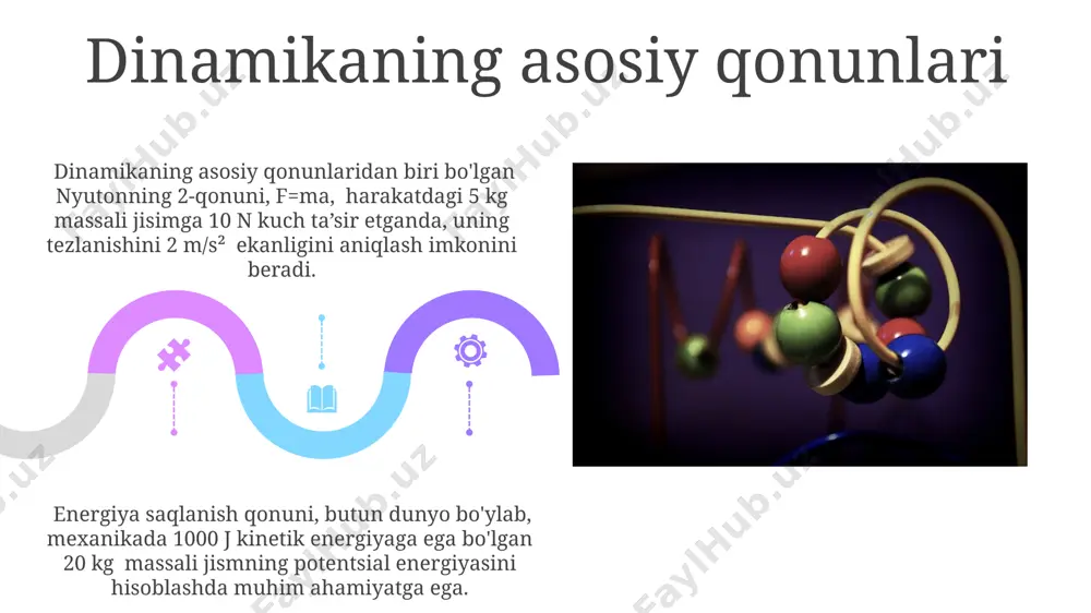 mexanikadagi asosiy tushunchalar: kinematika va dinamika - Page 5