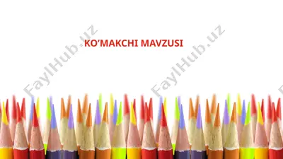 ko’makchi — PPTX