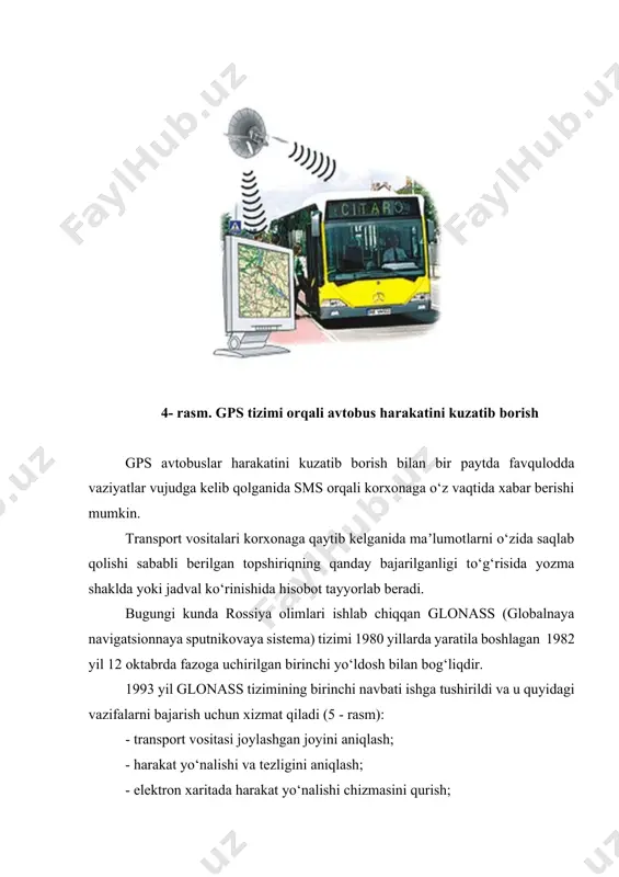 ko‘chalari orqali tranzit yuk avtomobillarining harakatlanishi taqiqlab qo‘yildi, ayrim ko‘chalardan tramvay qatnovini olib tashlash hisobiga yo‘llarning qatnov qismi kengaytirildi. makrodarajada ytning ishini tashkil etishda va harakat tezligini logistik boshqarishda harakatni tashkil etishning yangicha texnologiyalarini ishlab chiqish kerak. bunday texnologiyalarga yo‘nalishli transport uchun alohida harakatlanish bo‘lagini ajratish, yaʼni ularning imtiyozli harakatini tashkil etish misol bo‘la oladi. bu usul bilan harakat tezligini makrologistik boshqarish yaxshi samara berishi aniqlangan (aqsh, angliya, germaniya, vengriya, fransiya va hokazo). fransiyada avtobuslar uchun ajratilgan harakatlanish bo‘lagi 70 km dan uzun ekan. polsha respublikasi olimlarining tadqiqotlariga ko‘ra, magistral ko‘chalardan o‘tadigan yo‘nalishlarning soni va unda harakatlanayotgan avtobuslarning harakat jadalligi 110-120 avtbus/soat ni tashkil etganda, birinchi bo‘lak asosan avtobuslar bilan band (90-95%) bo‘lar ekan. shuni ham eslatib o‘tish kerakki, avtobuslar harakati uchun alohida harakatlanish bo‘lagi ajratilganida yo‘nalishda qatnovchi transport vositali ishtirokida sodir etiladigan yo‘l-transport hodisalari soni 47% ga kamayar ekan. bulardan tashqari, chorrahalarda ham avtobuslarning imtiyozli harakati taʼminlansa, aloqa tezligi …