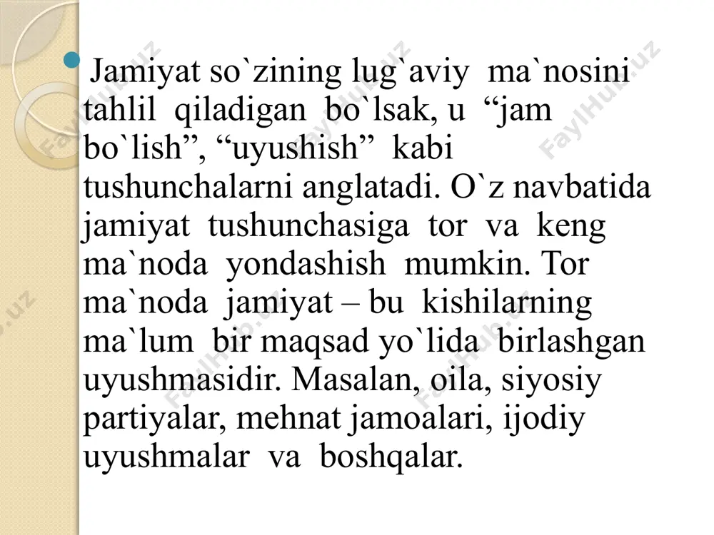 lozim bo`lgan. shu bilan diniy tashkilot bo`lgan cherkovning dunyoviy davlat ustidan ustunligi ta`minlangan. patriarxal nazariya ushbu nazariyaning asoschilari aristotel, aflotun, va konfutsiy hisoblanadi. lekin ushbu nazariya xvii-xviii asrlarda genri men, mixaylovskiy kabi olimlarning asarlari orqali keng tarqaldi. mazkur nazariya namoyondalarining fikricha, davlat oilaning rivojlanishi asosida vujudga kelgan. ibtidoiy oilaga ota boshchilik qilib, keyinchalik davlat vujudga keladi va ota hokimiyati merosiy bo`ladi. aflotun o`zining mashhur “davlat ” deb nomlangan asarida oiladan o`sib chiqqan yuksak adolatli davlatni tasvirlaydi. unda podsho hokimiyati otaning o`z oila a`zolari ustidan hukmronligiga o`xshatiladi. ijtimoiy shartnoma nazariyasi mazkur nazariya xvii-xviii asrlardan boshlab keng tarqalgan bo`lsada, u dastlab hindiston va qadimgi xitoy mutafakkirlari tomonidan ilgari surilgan. ushbu nazariya vakillarining (j.lokk,t.gobbs, b.spinoza, a.radishchev, j.russo, g.grotsiy) fikricha davlat hokimiyati kishilarning o`zaro birlashib, ixtiyoriy shartlashganliklarining ifodasidir. bunda davlat va jamiyat o`rtasida o`zaro huquq va majburiyatlarini bajarmaganliklari uchun javobgarlik tug`iladi. materialistik nazariya ushbu nazariyaning asosiy qoidalari f.engels (“oila,xususiy mulk va davlatning kelib chiqishi”asari), …