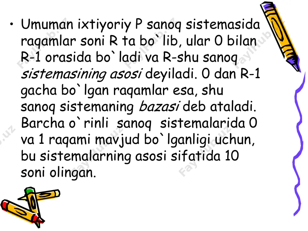 turli sanoq sistemalari va ularning ishlash asoslari - Page 5