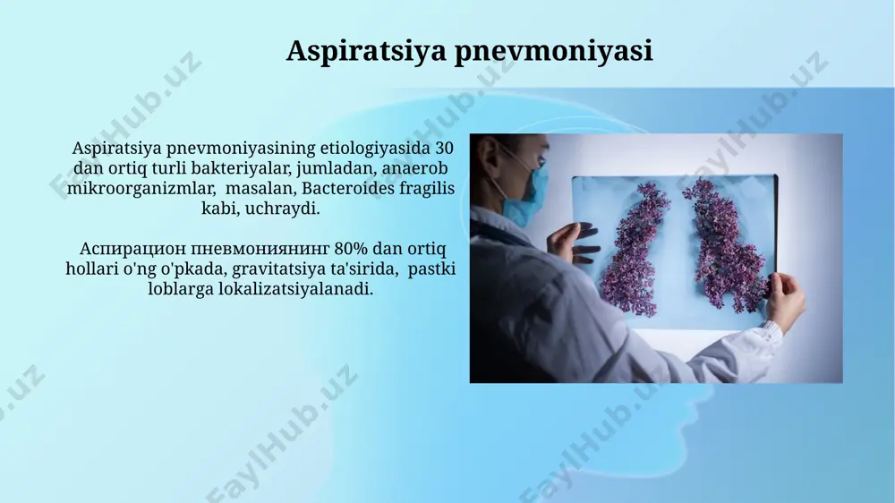 o‘pka abssessi kasalligining etiologiyasi va klinikasi - Page 4