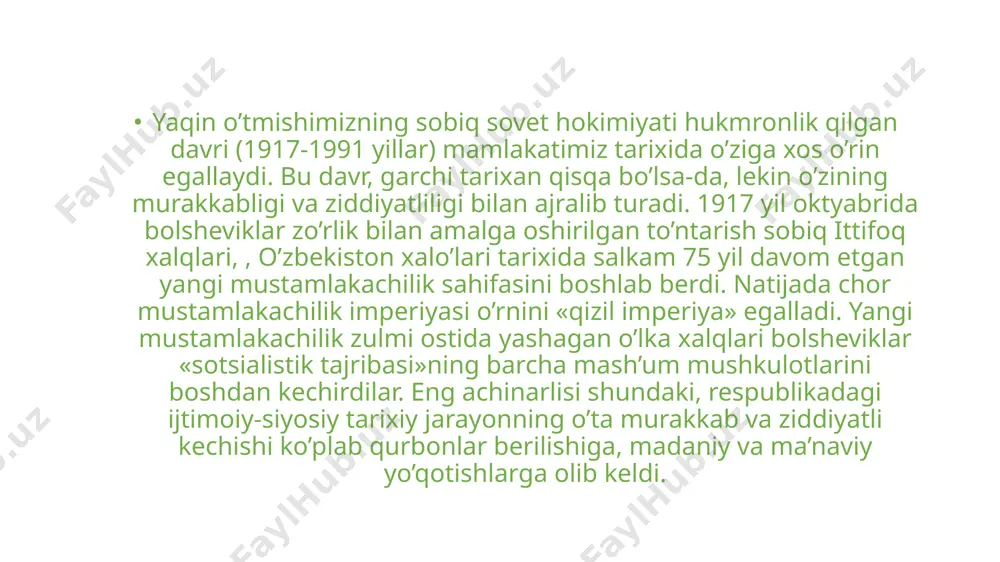 o'zbekistonning xx asr tarixiga oid manbalar - Page 4