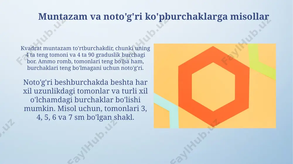 muntazam va nomuntazam ko'pburchaklar - Page 4