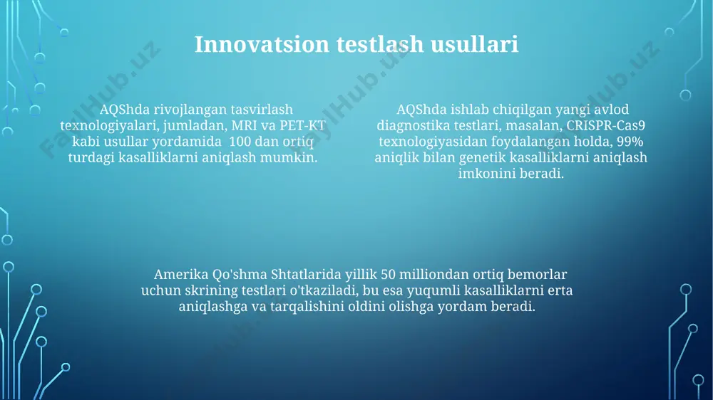 aqshda ishlab chiqilgan testlar - Page 4