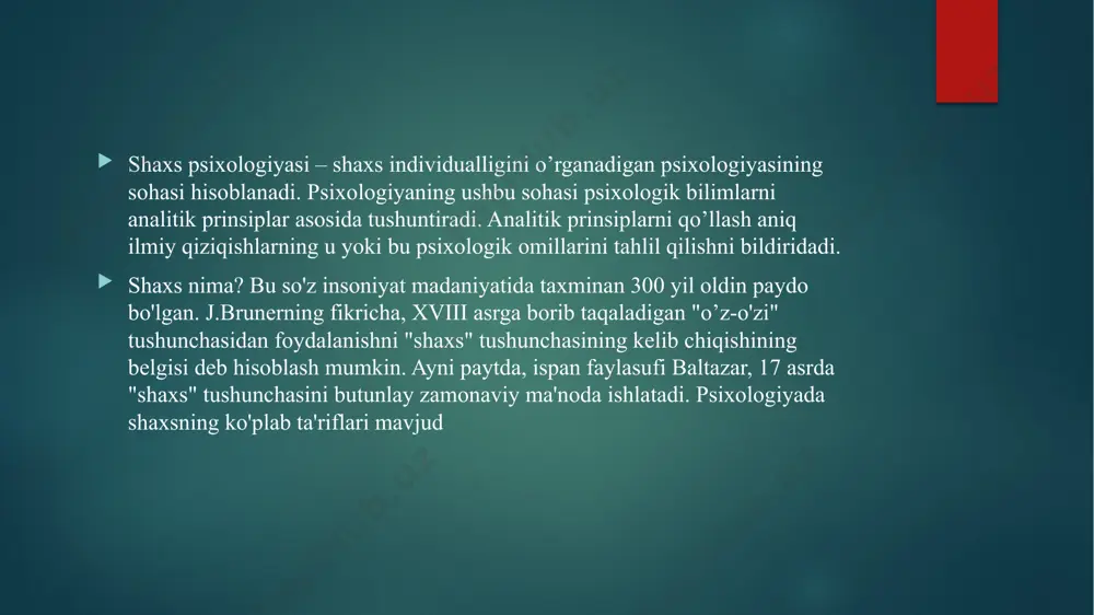psixologiyada shaxsni o’rganishlar nazariyasi - Page 5