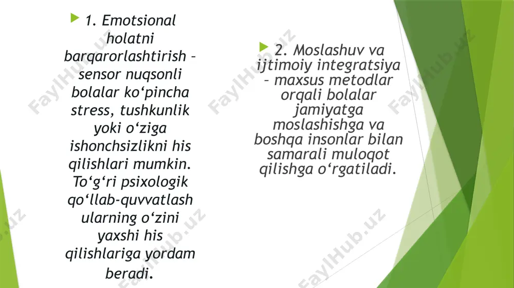 sensor nuqsonli bolalar psixologiyasi - Page 5