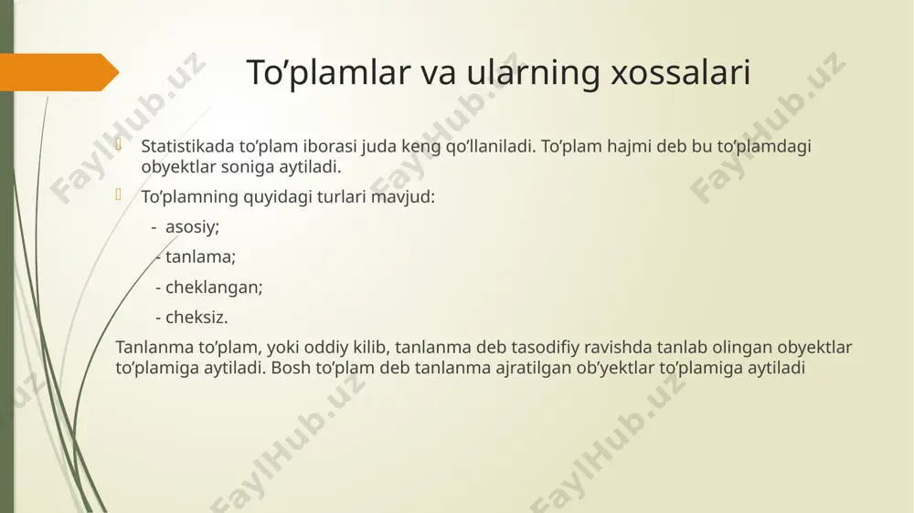 ekonometrikada ehtimollar nazariyasi va statistikaning asosiy tushunchalari - Page 5