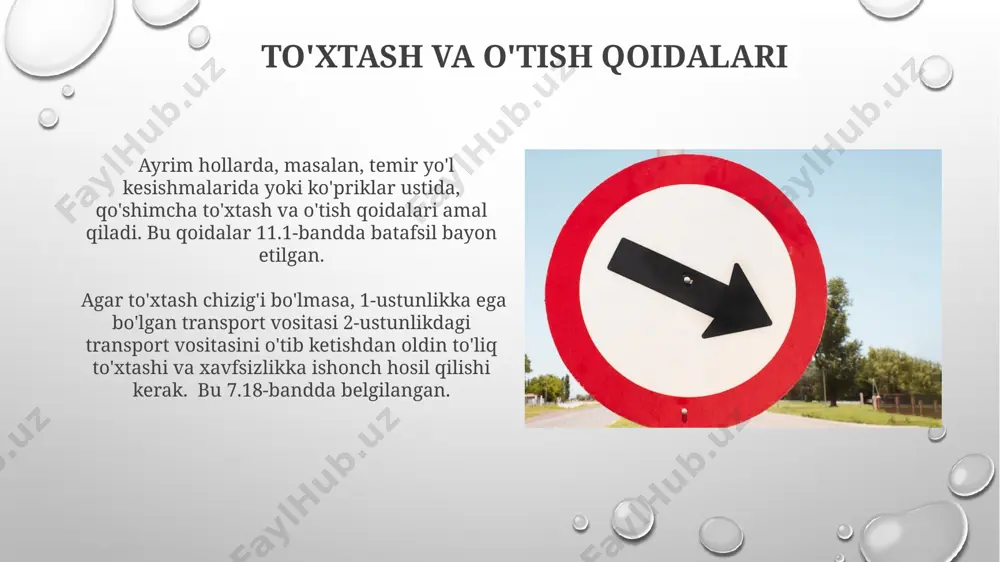 avtomobil yoʻlidagi imtiyozli belgilar - Page 4
