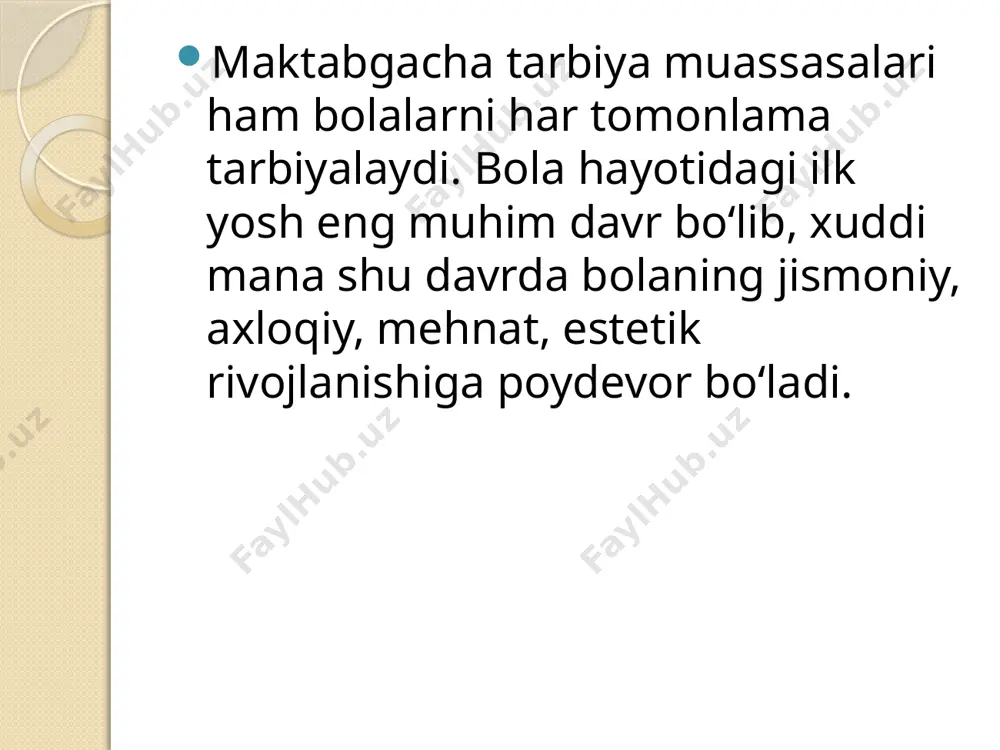 maktabgacha ta’lim tashkilotlarida aqliy tarbiyani tashkil etish - Page 5