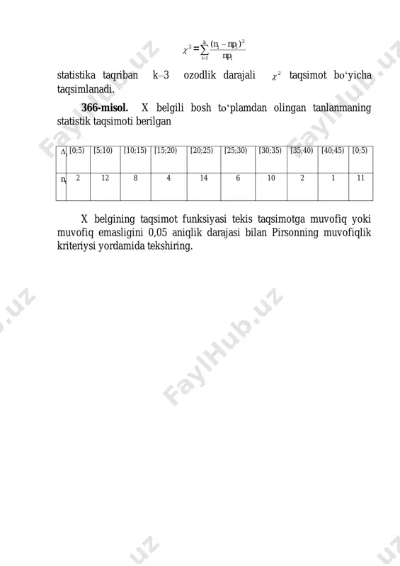 statistik gipotezalarni tekshirish - Page 5