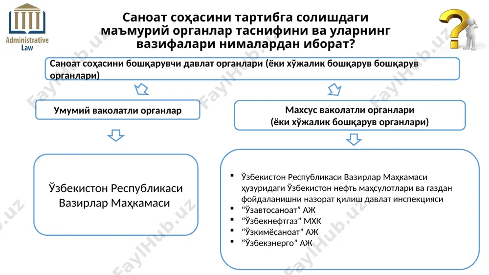 анлари тизими деганда нима тушунилади ўзбекистон республикаси олий ва ўрта махсус таълим вазирлигининг таълим соҳасини тартибга солишдаги ваколатлари нималардан иборат ўзбекистон республикаси олий ва ўрта махсус таълим вазирлиги фаолиятининг ҳуқуқий асоси фаолиятини ташкил этиш ҳайъат 2004 йил 20 июлда ўзбекистон республикаси вазирлар маҳкамасининг “ўзбекистон республикаси олий ва ўрта махсус таълим вазирлиги фаолиятини такомиллатириш тўғрисида” ги 341-сонли қарори қабул қилинди. "ўзбекистон республикаси қонун ҳужжатлари тўплами", 2004 йил, 29-сон, 332-модда. вазирликка қонун ҳужжатларида белгиланган тартибда лавозимга тайинланадиган ва лавозимдан озод қилинадиган вазир бошчилик қилади. вазирнинг беш нафар ўринбосари, шу жумладан икки нафар биринчи ўринбосари бўлади, улардан бири вазирликнинг ўрта махсус, касб-ҳунар таълими маркази директори ҳисобланади. вазирликда вазир (ҳайъат раиси), унинг ўринбосарлари (лавозимига кўра), шунингдек вазирлик фаолиятининг асосий йўналишларини мувофиқлаштирувчи таркибий бўлинмалари раҳбарларидан иборат таркибда ҳайъат ташкил этилади. ўзбекистон республикаси халқ таълими вазирлигининг таълим соҳасини тартибга солишдаги вазифалари нималардан иборат ўзбекистон республикаси халқ таълими вазирлиги фаолиятининг ҳуқуқий асоси фаолиятини ташкил этиш ўзбекистон республикаси …