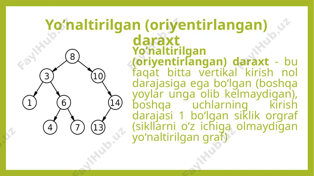daraxtlar grafning xususiy holati sifatida - Page 5