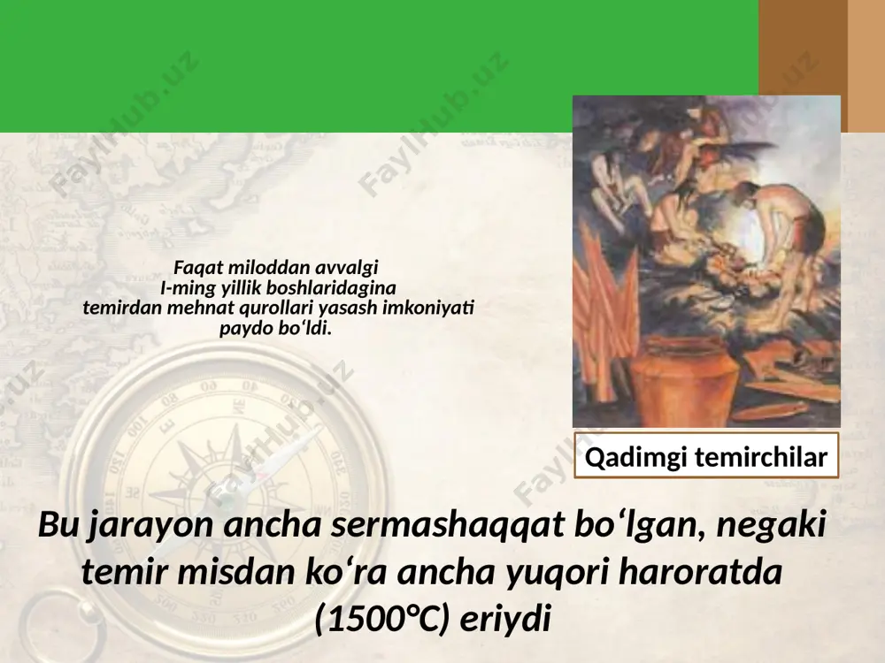 temir asriga o‘tish davrida o‘rta osiyoning rivojlanishi. 6- sinf - Page 3