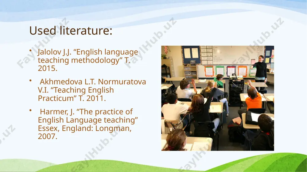ises, because they are not included into the content of teaching pronunciation. thus minimum doesn’t consider language experience, and the content of teaching pronunciation includes only difficult for assimilation phonetic phenomena that require special time and efforts. there is a classification that takes into account the difficulties of assimilation which groups are included in the content of teaching pronunciation (ctp): difficult phenomena referring to articulation, opposition, position and acoustics. what difficulties may sounds cause for teaching and why? all sounds are divided into 3 groups: 1.similar sounds phonemes are like native ones as for articulation and acoustic features: [p] [b] [g] [s] [z] [m] 2. partly similar sounds phonemes which exist in foreign and native languages but they differ as for articulation and acoustic features [e] [i] [i:] [ l ] [t ] [d] 3.sounds don’t exist in native language [0] [r] [w] typology of pronunciation material the most appropriate …