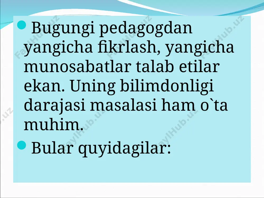 pedagogik mahorat haqida tushuncha - Page 5