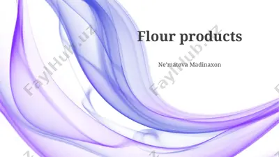 flour products — PPTX