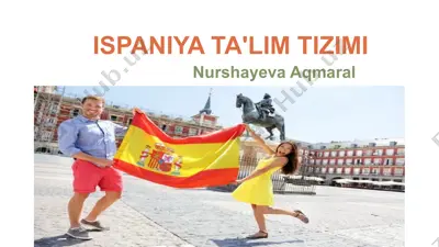 ispaniya ta'lim tizimi — PPTX