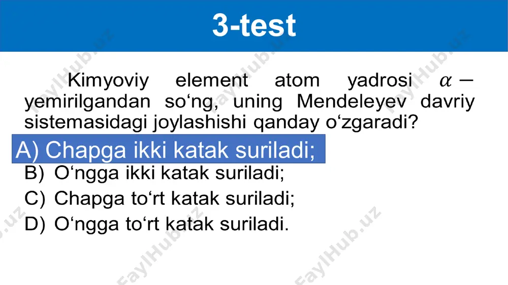fizika fanidan test savollari - Page 4