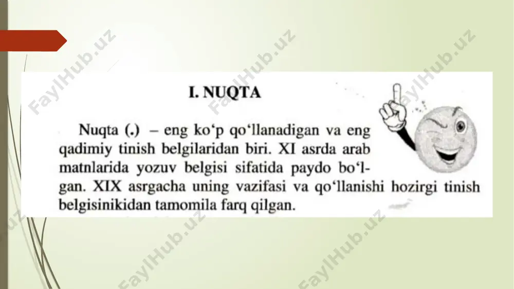 o’zbek tilidagi tanish belgilari va ularning qo’llanilishi - Page 4
