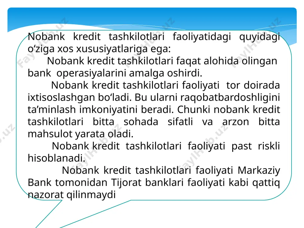 nobank kredit tashkilotlari va ularning turlari - Page 5